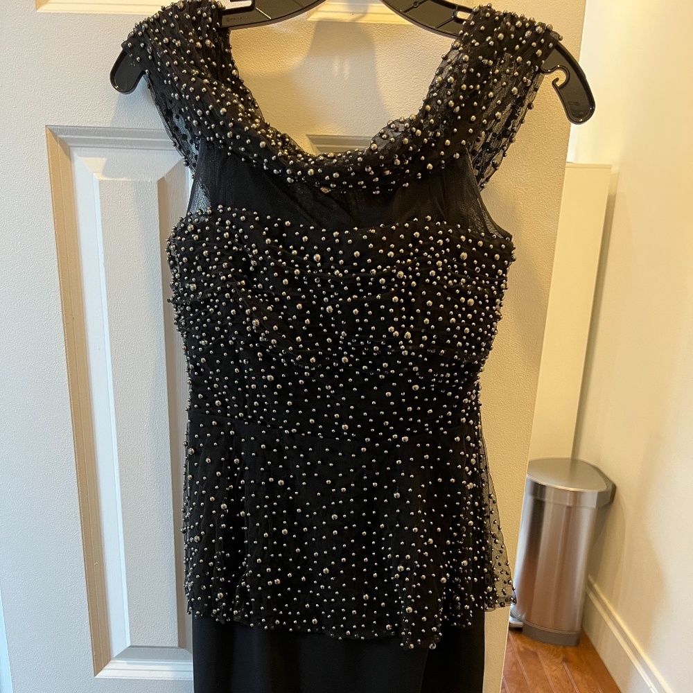 Beaded Badgley Mischka for Neiman Marcus Cocktail Dress Size 2